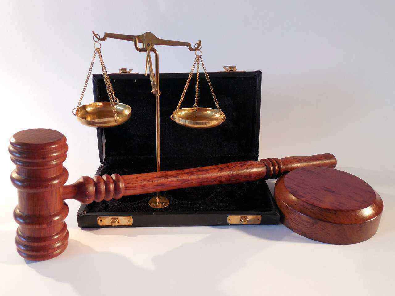Scales of Justice and Gavel